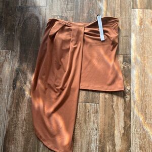 NWT Susana Monaco Strapless Draped Top Small $148